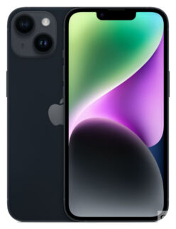 Apple iPhone 14 SIM 256 ГБ, «тёмная ночь» Смартфоны Apple iPhone 14 SIM 256