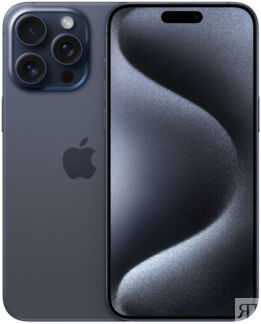 Apple iPhone 15 Pro Max SIM 512 ГБ, «титановый синий» Смартфоны Apple iPhon