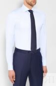 Хлопковая сорочка Zegna 501262/9MS0BA фото 4