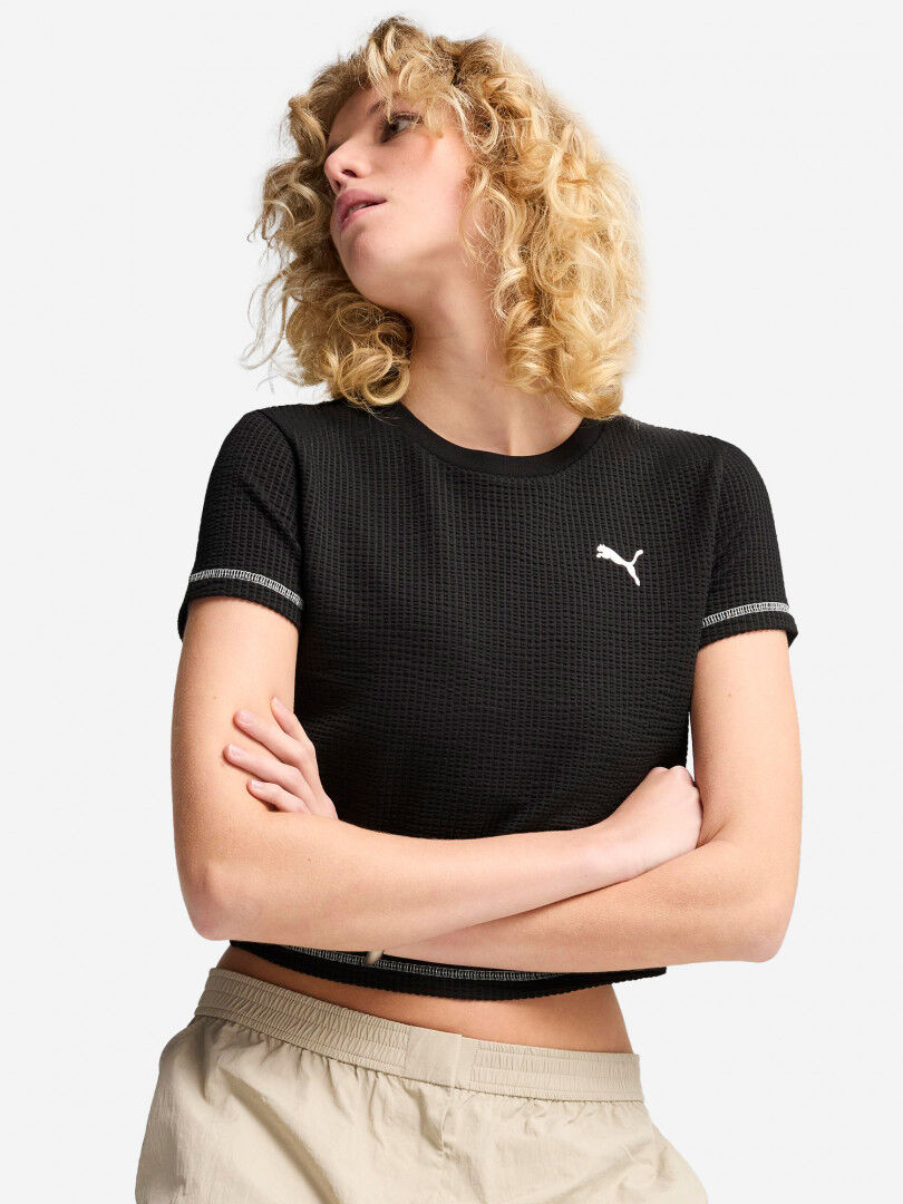 Футболка женская PUMA Dare To Textured, Черный 629806P0P-01 фото 1