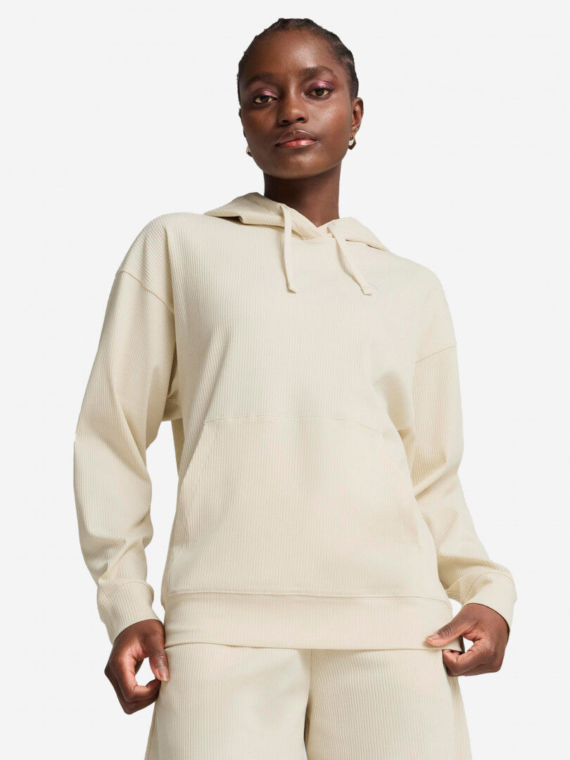 Худи женское PUMA Ess Elevated, Бежевый 685023P0P-87 фото 1