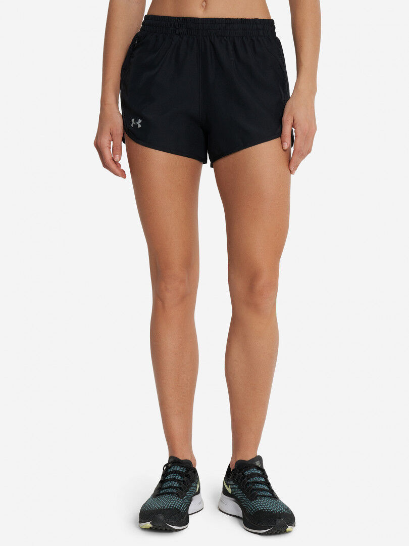Шорты женские Under Armour Fly, Черный 1382438U0F-001 фото 1