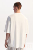 Футболка oversize с маленькой вышивкой befree 4680704725445 фото 4
