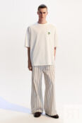Футболка oversize с маленькой вышивкой befree 4680704725445 фото 5