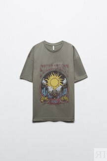 Футболка oversize с принтом befree