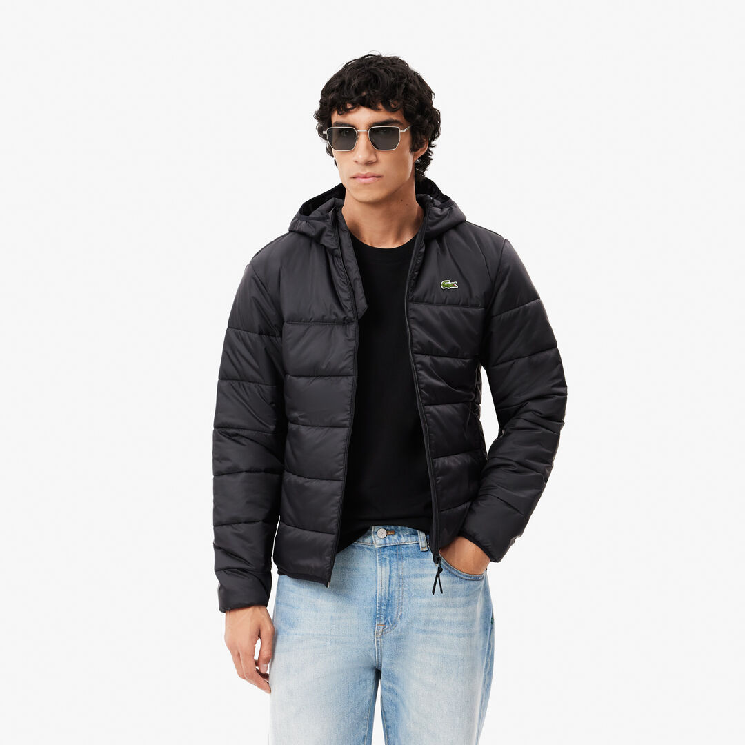 Мужская водоотталкивающая стеганая куртка-пуховик Lacoste фото 1