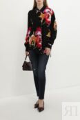 Джинсы зауженные с вышивкой Desigual фото 2