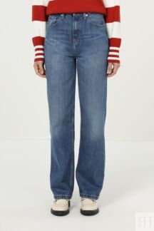 Джинсы с эффектом потертости Tommy Hilfiger