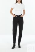 Джинсы однотонные зауженные Calvin Klein Jeans фото 2