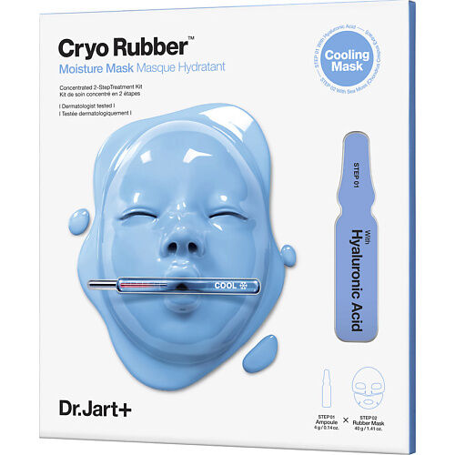 DR. JART+ Увлажняющая альгинатная криомаска с гиалуроновой кислотой Cryo Ru