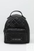 Рюкзак стеганый с карманом Quilted Bag Love Moschino фото 1