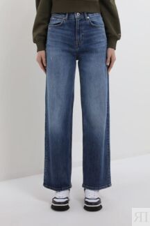 Джинсы с эффектом потертости свободного кроя PEPE JEANS