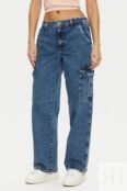 Джинсы с эффектом потертости Guess Jeans фото 1