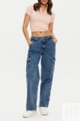 Джинсы с эффектом потертости Guess Jeans фото 2