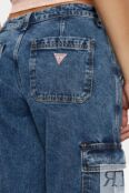 Джинсы с эффектом потертости Guess Jeans фото 4