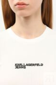 Топ трикотажный в рубчик Karl Lagerfeld Jeans фото 4