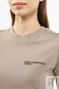 Футболка хлопковая Karl Lagerfeld Jeans фото 4