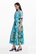 Платье с воланом и принтом Desigual фото 2