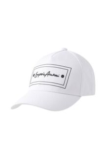 Бейсболка хлопковая с логотипом EMPORIO ARMANI