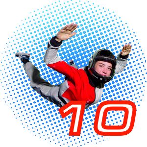 Абонемент на 10 минут полета в аэротрубе (1- 2 человека) фото 1