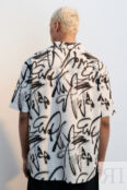 Рубашка oversize с принтом-граффити befree 4680704802276 фото 4
