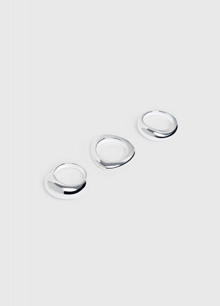 Сет из колец, 3 шт., Золотой O`Stin LG68AMO02-S0 фото 1