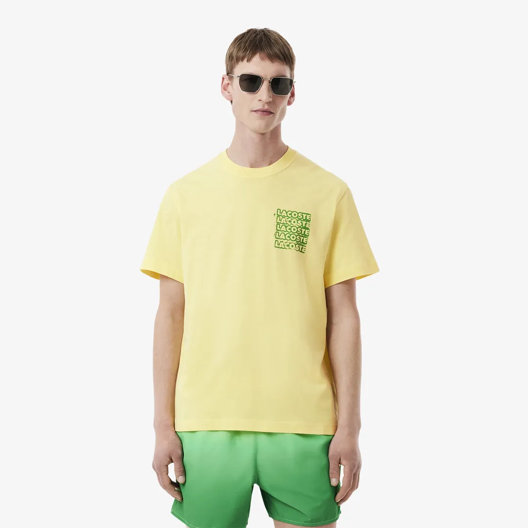 Мужская футболка Lacoste  из органического хлопка фото 1