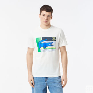 Мужская хлопковая футболка Lacoste