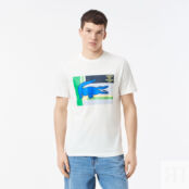 Мужская хлопковая футболка Lacoste фото 1