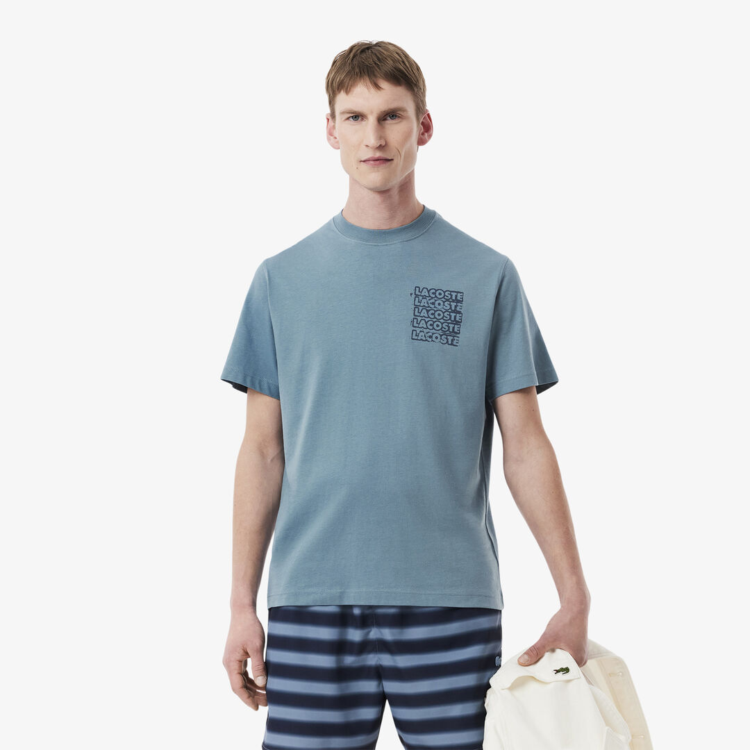 Мужская футболка Lacoste из органического хлопка фото 1