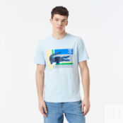 Мужская хлопковая футболка Lacoste фото 1