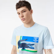 Мужская хлопковая футболка Lacoste фото 3