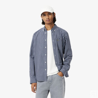 Мужская рубашка Lacoste Regular Fit в клетку