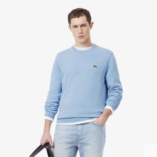 Мужской свитер Lacoste с круглым вырезом из органического хлопка
