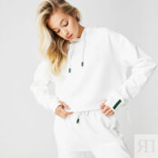 Женская толстовка Lacoste Loose Fit с капюшоном фото 1