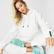 Женская толстовка Lacoste Loose Fit с капюшоном фото 3