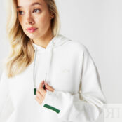 Женская толстовка Lacoste Loose Fit с капюшоном фото 4