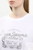 Футболка хлопковая с принтом PEPE JEANS фото 4