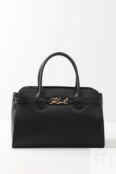 Сумка сэтчел кожаная Signature Karl Lagerfeld фото 2