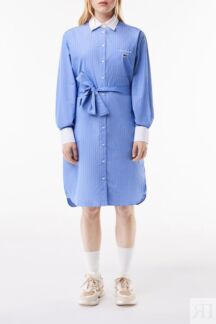 Платье-рубашка в полоску Lacoste