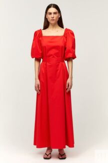 Платье хлопковое с пышным рукавом Fashion Rebels