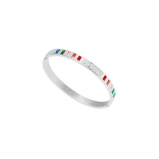 Браслет Love Multicolored Crystals - Silver VIVA LA VIKA