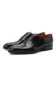 Кожаные оксфорды Santoni MCCR12474JC6I0BRN01 фото 1