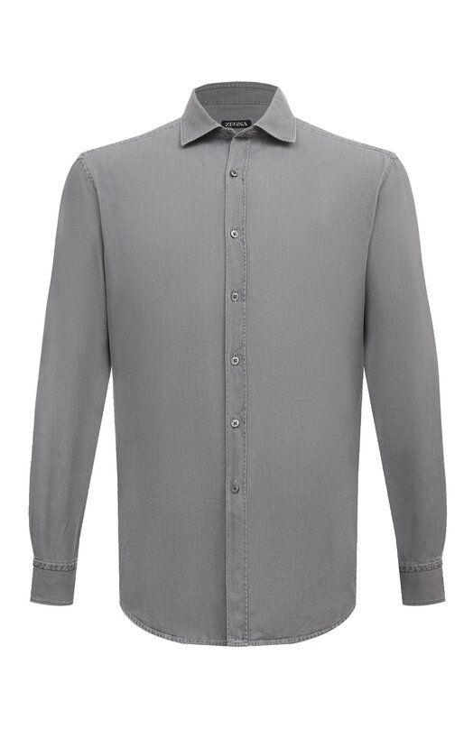 Хлопковая рубашка Zegna UCX13A6/SRF6 фото 1