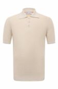 Поло изо льна и хлопка Brunello Cucinelli M2L70B2292 фото 1