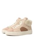 Кожаные кеды Santoni WBGT61093PNNPSQ5 фото 1