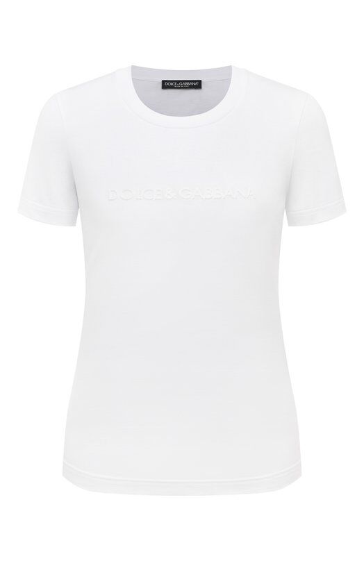 Хлопковая футболка Dolce & Gabbana F8T00T/GDCBQ фото 1