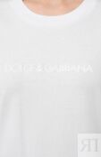 Хлопковая футболка Dolce & Gabbana F8T00T/GDCBQ фото 5