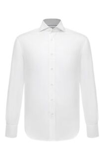 Хлопковая сорочка Brunello Cucinelli