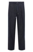 Брюки из хлопка и льна Stefano Ricci MFT41B2110/T205BL фото 1